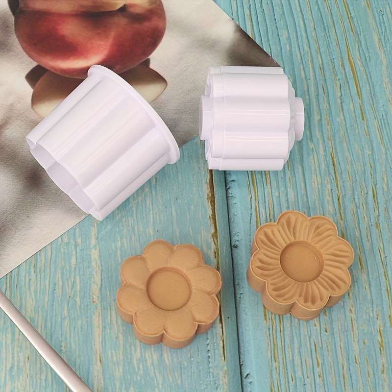 1pc Versatile Floral Cookie Fondant Cutting Mold Double-Sided Perfect for Christmas Thanksgiv
