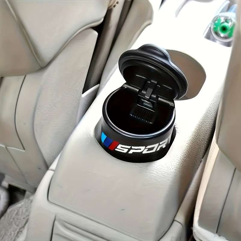 1pc One Portable Universal Car Ashtray Designed for BMW Models 1 3 5 7 And X5 Featuring High T