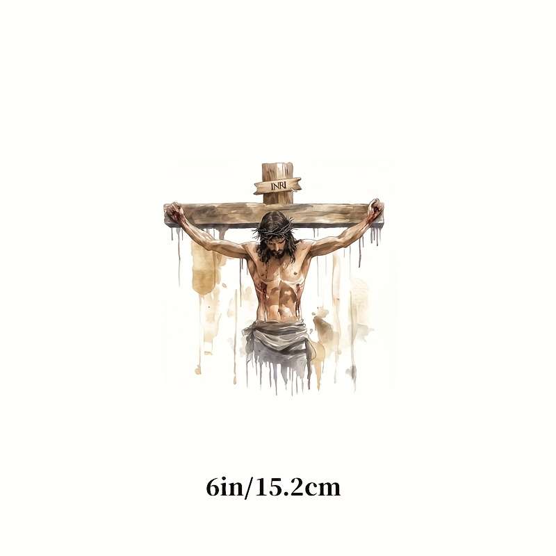 1pc 15.24cm Jesus Christian Themed Stickers