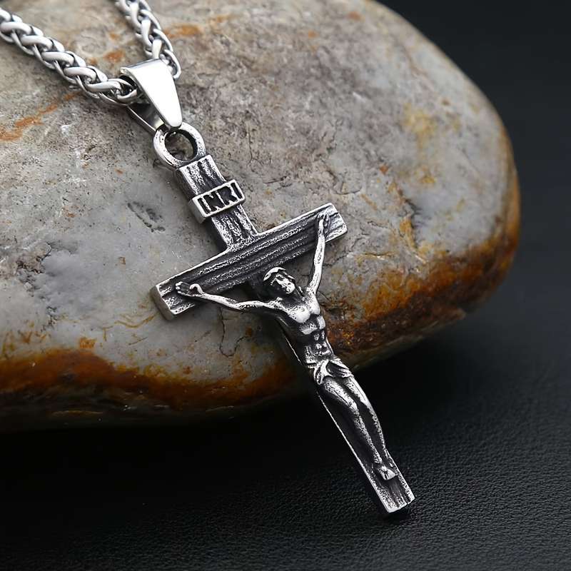 1 Piece 60cm Chain Add Pendant Jesus Theme Pendant