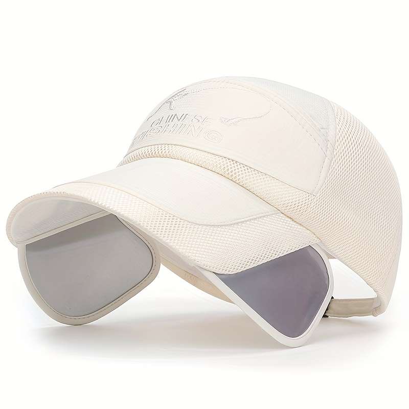 1pc Outdoor Casual Baseball Cap with Adjustable Brim Women'S Knit Fabric Lightweight All-Se