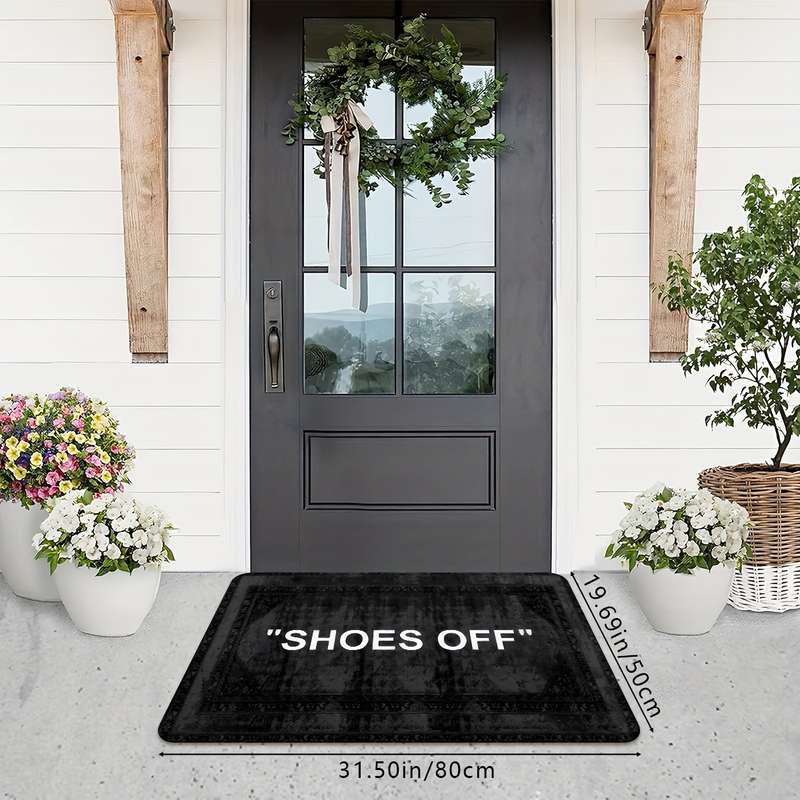 1Pc Back 19.69x31.50inch 50x80cm Floor Mat
