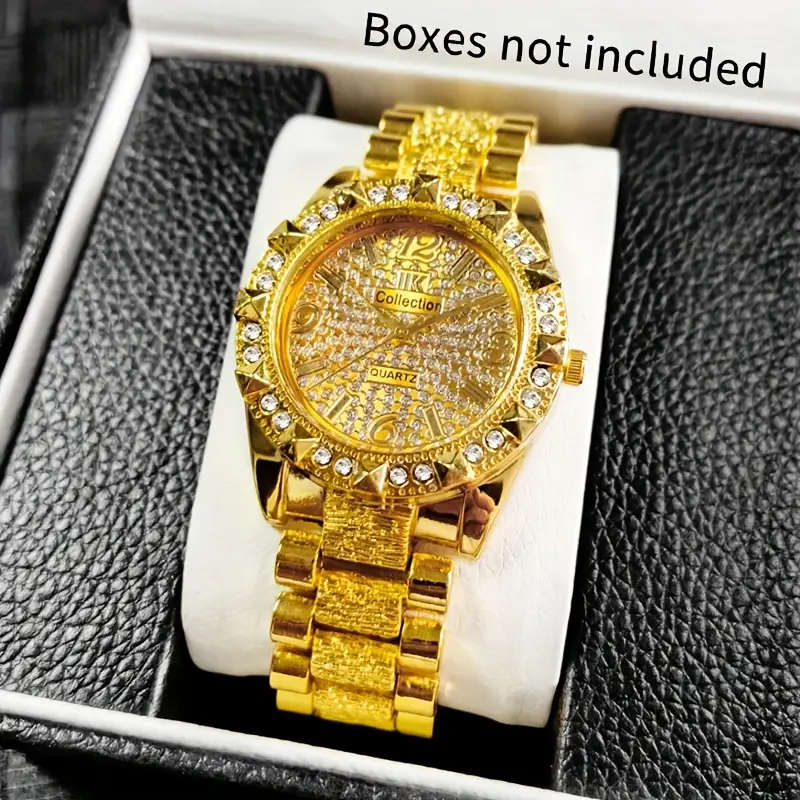 1 Luxury Men's Quartz Watch Set