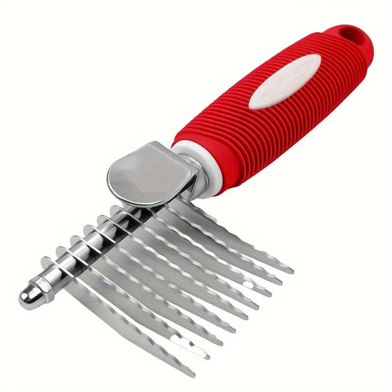 1pc Purple Size Medium Pet Comb