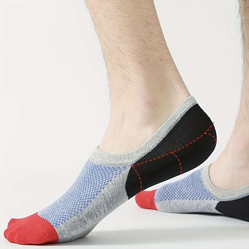 6 Pairs Of Mixed Colors One Size High Elastic Socks