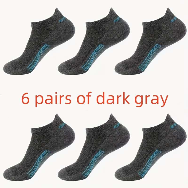 6 Pairs Of White One Size High Elastic Socks