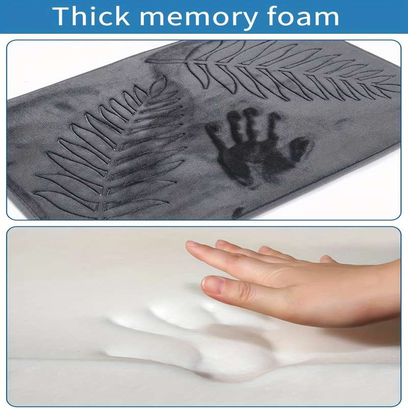 1Pc Dark Gray 15.74x23.62inch 40x60cm Floor Mat