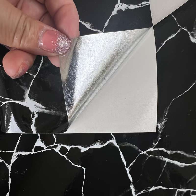 1PC Wall StickersRhineStOne Black40x100cm