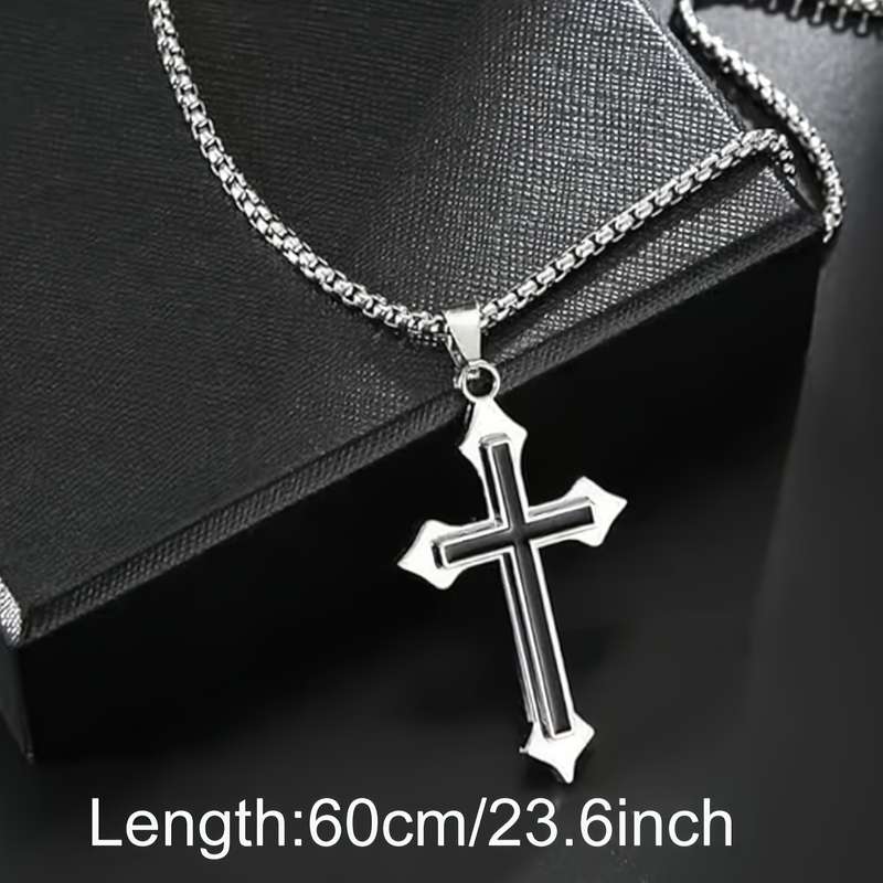 1 Piece Silvery Grey Jesus Theme Pendant