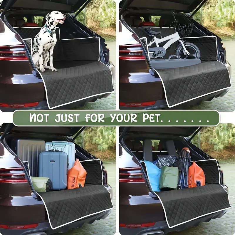 Car Rear Seat Cushion With Integrated Pet Holder