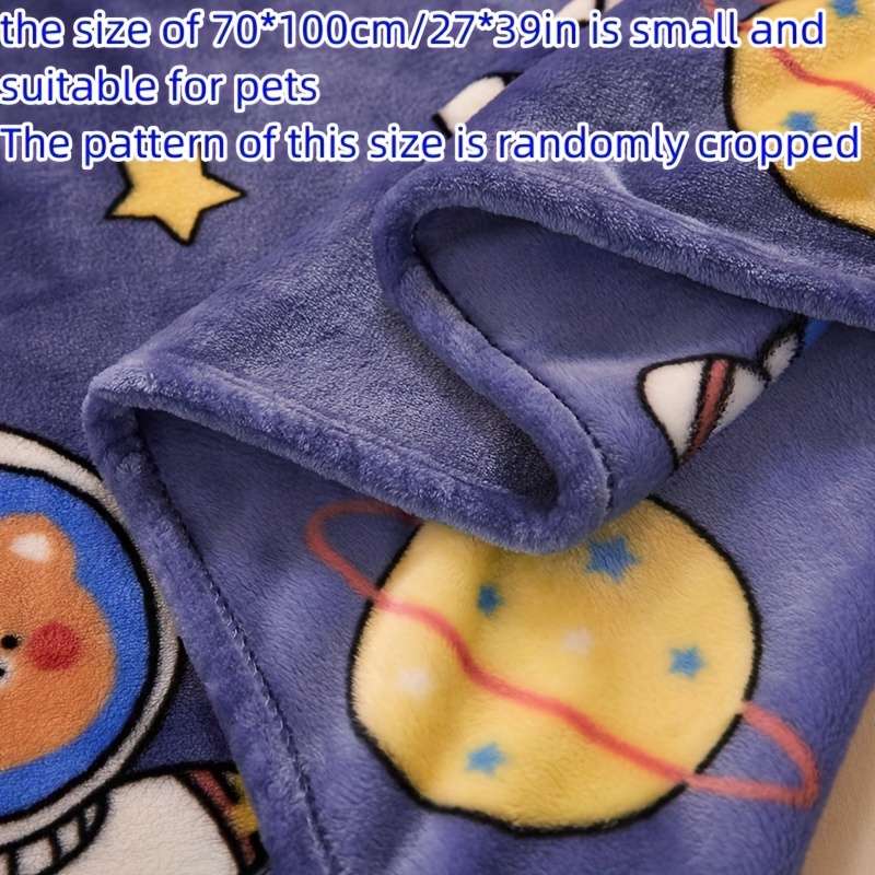 1ps Blanket Color Little Rabbit Yellow size 70cmx100cm