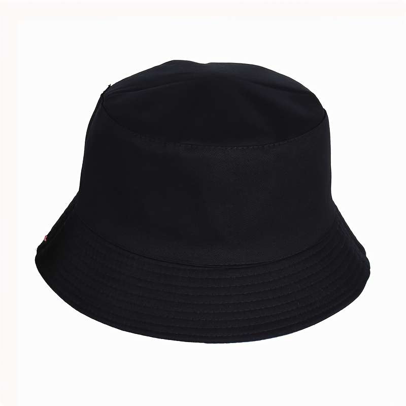 1pc Chic Fake Taxi Print Bucket Hat for Women High-Quality Cotton Blend Sun Protection Non-Stre