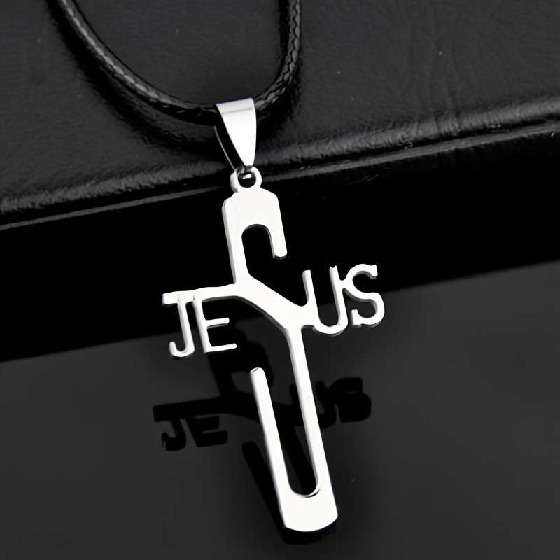 1 Piece Cross Jesus Theme Pendant
