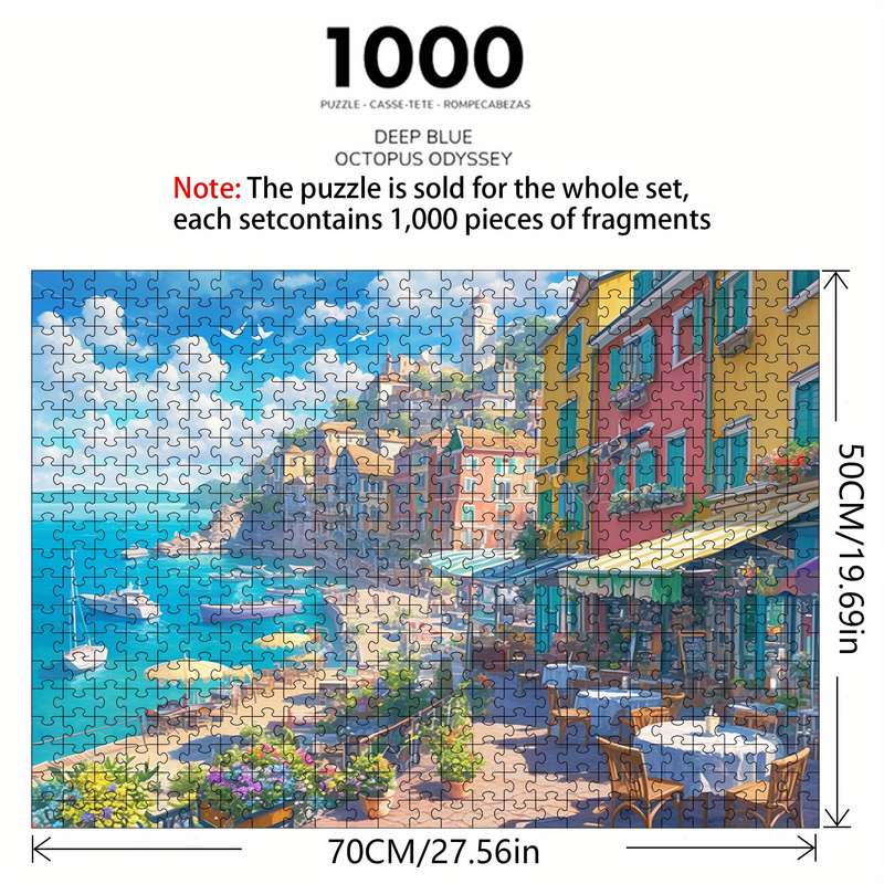 1000 Piece Paper Jigsaw Puzzle For Adults