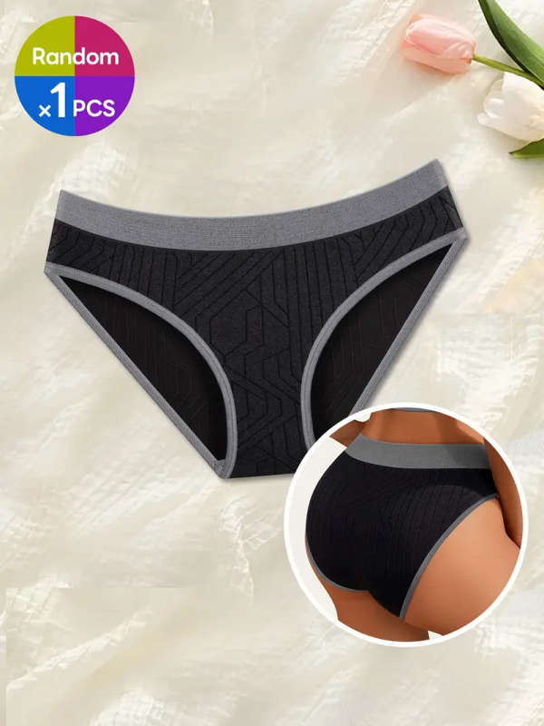1 Ps Of Women's Breathable Seamless Panties