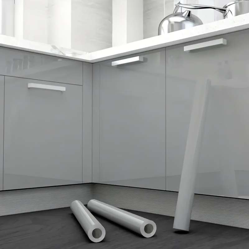 1PC Wall StickersFull Moon Gray60X300CM  23.62X118.11IN