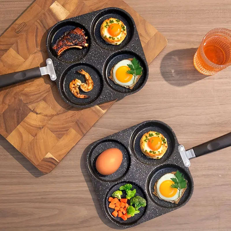 One Pot Four Cup Round Frying Pan Non Stick