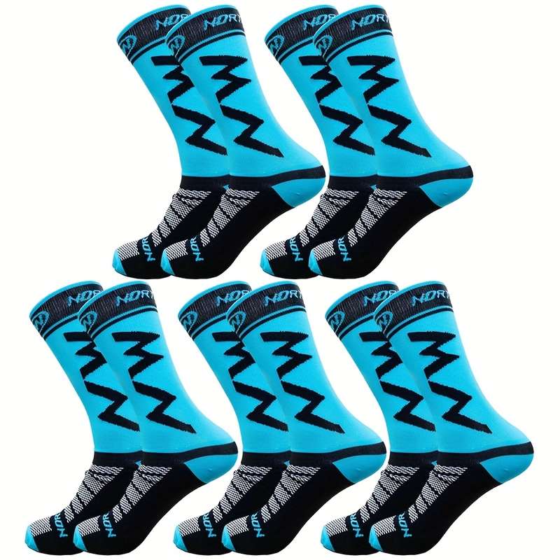 5 Pairs D88 One Size High Elastic Socks