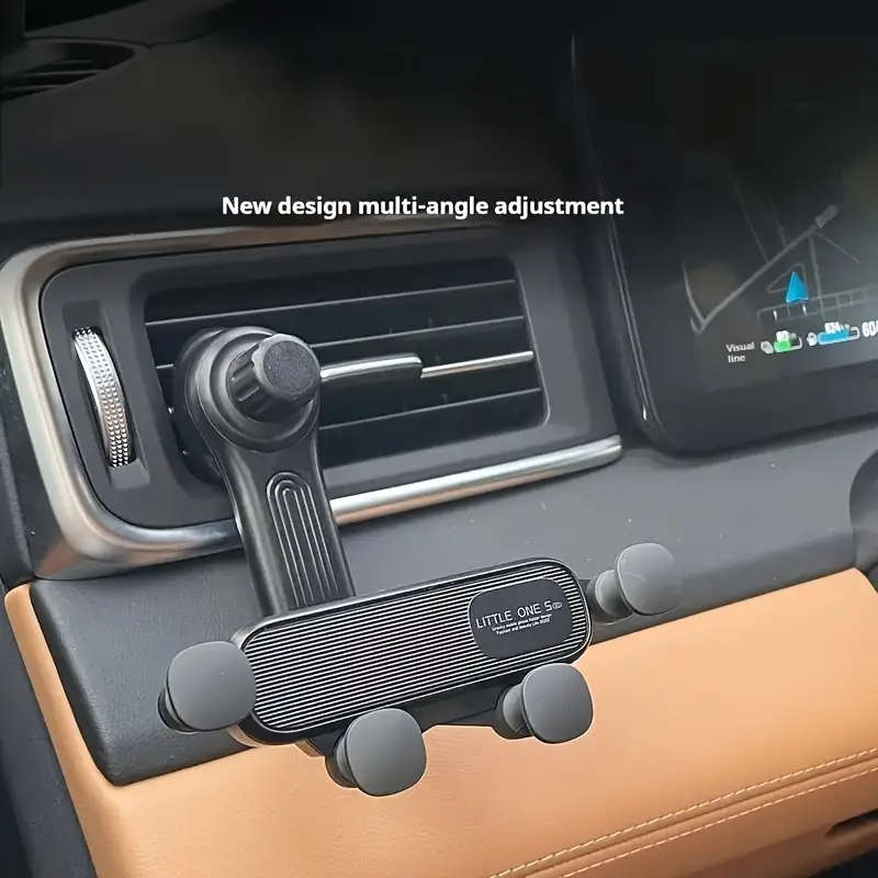 Car Phone Mount With Stable Gravity Lock