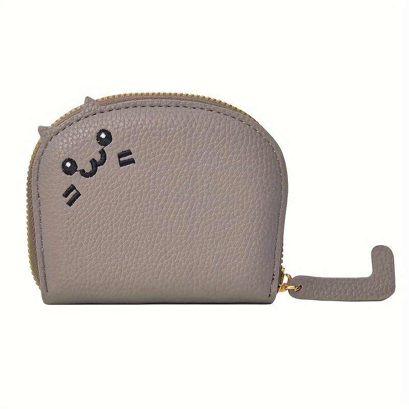 1pc Cat Card Holder for Women 2024 New Compact Internet Celebrity Cute Multi-Card Holder Advanced C
