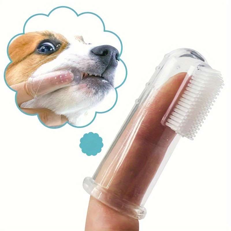 1pc Blue 2pcs 1 Comb Add 1 Finger BrushPet Comb