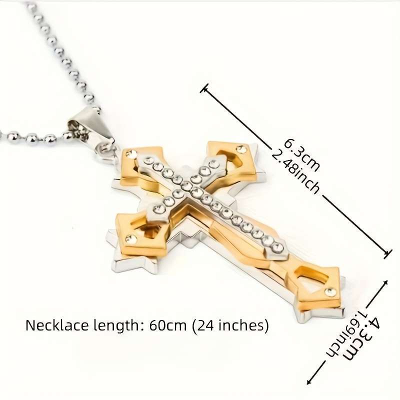 1 Piece Black Jesus Theme Pendant