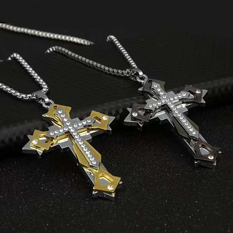 1 Piece Black Jesus Theme Pendant
