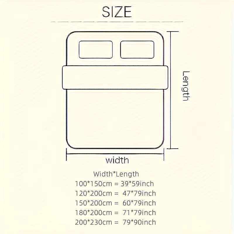 1ps Blanket Color Camel size 180x200cm
