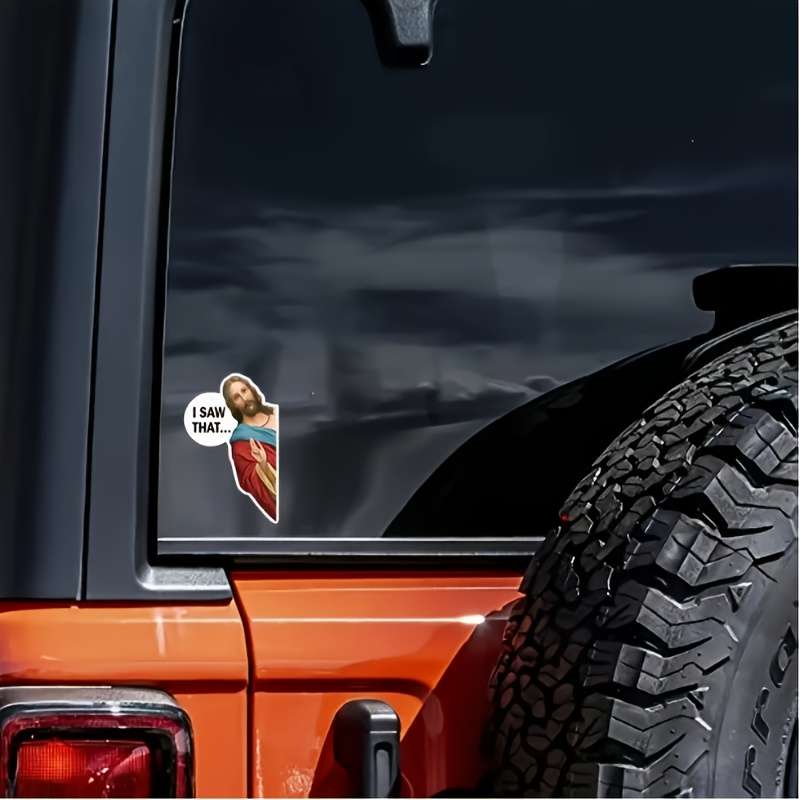 8pcs Jesus Christian Themed Stickers