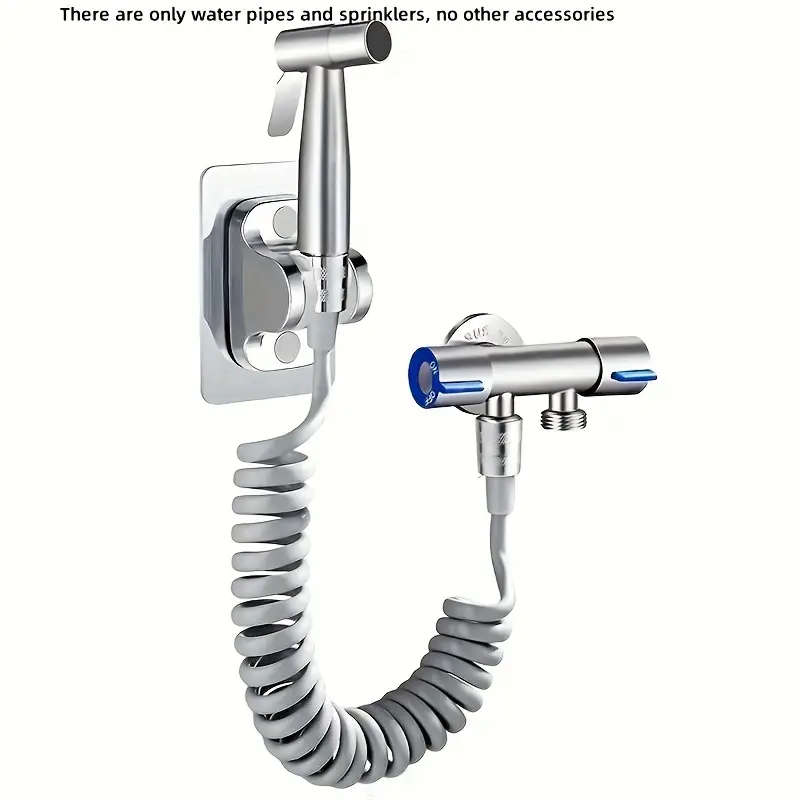 1pc Handheld Bidet Sprayer Set 304 Stainless Steel Spray Gun Shower Toilet Bidet Faucet Sprayer with