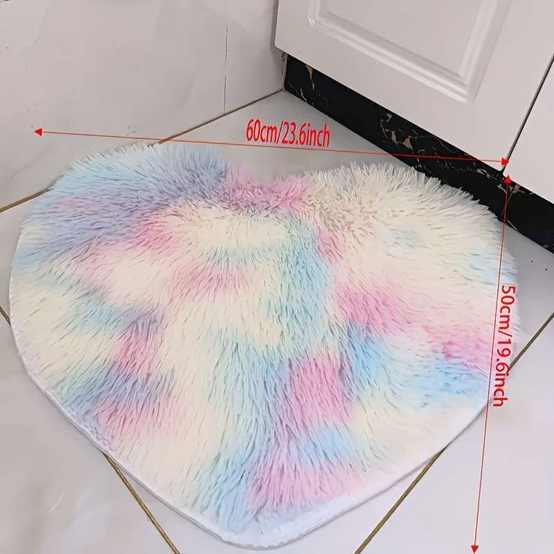 1Pc Bright Red 50x60cm Floor Mat