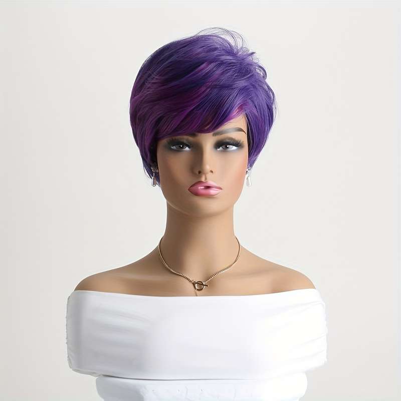1Pc Mixed Color 25.4cm Fashion Design Wig