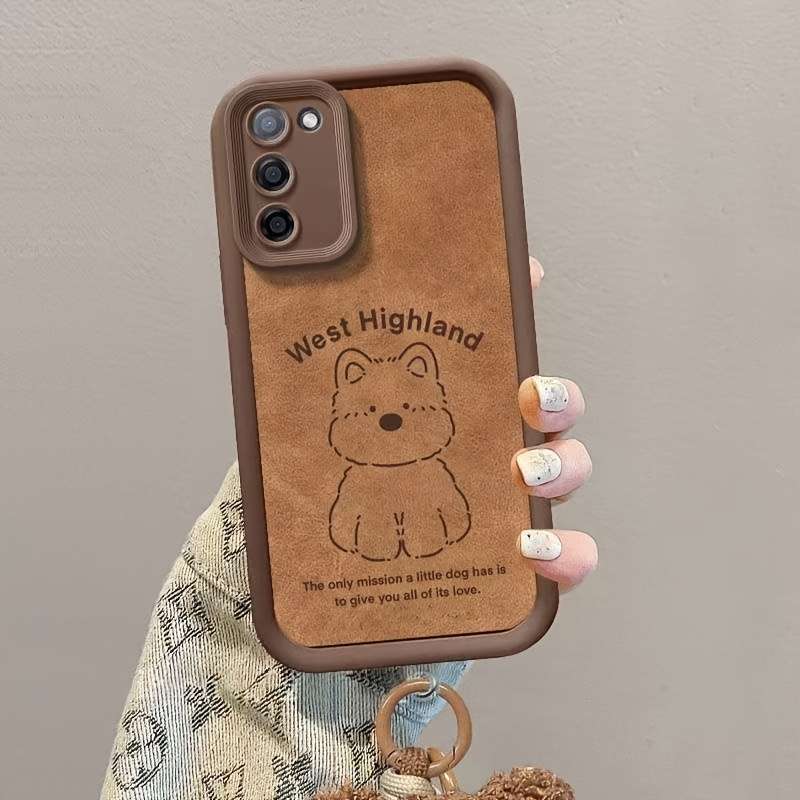 1pc A Brown For Samsung Galaxy A55 5G Phone Cases