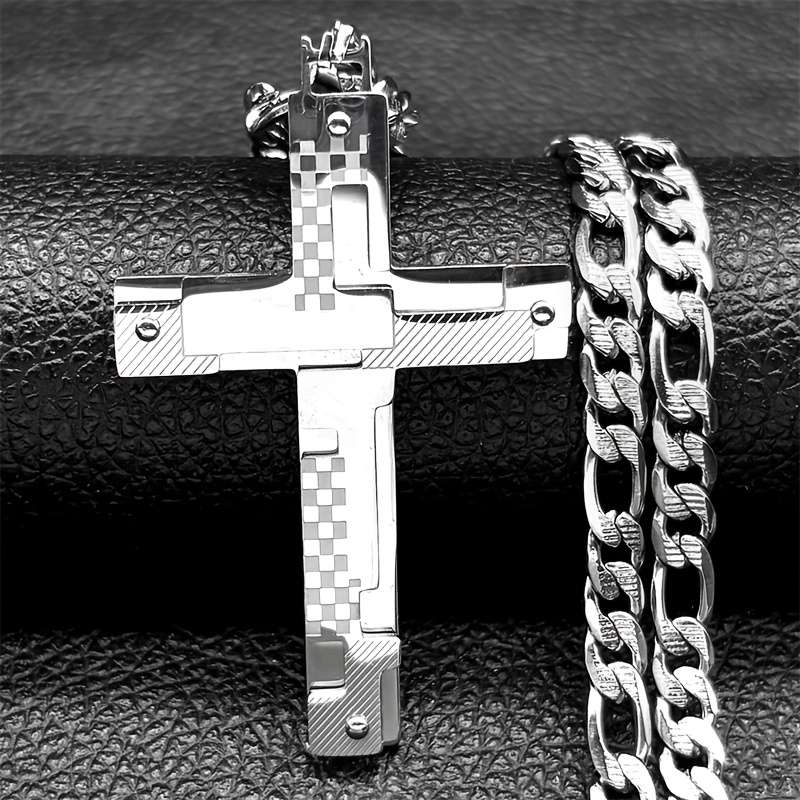 1 Piece Silvery Jesus Theme Pendant
