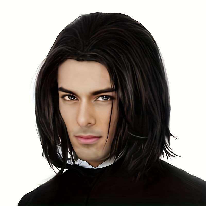 1Pc Black Fashion Design Wig