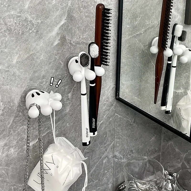 1Pc Disney Cartoon Palm Design Wall Mounted Toothbrush Holder Suction Cup