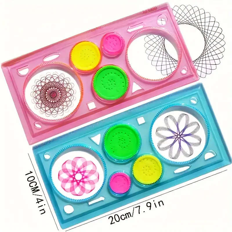 Creative Spiral Geometry Ruler