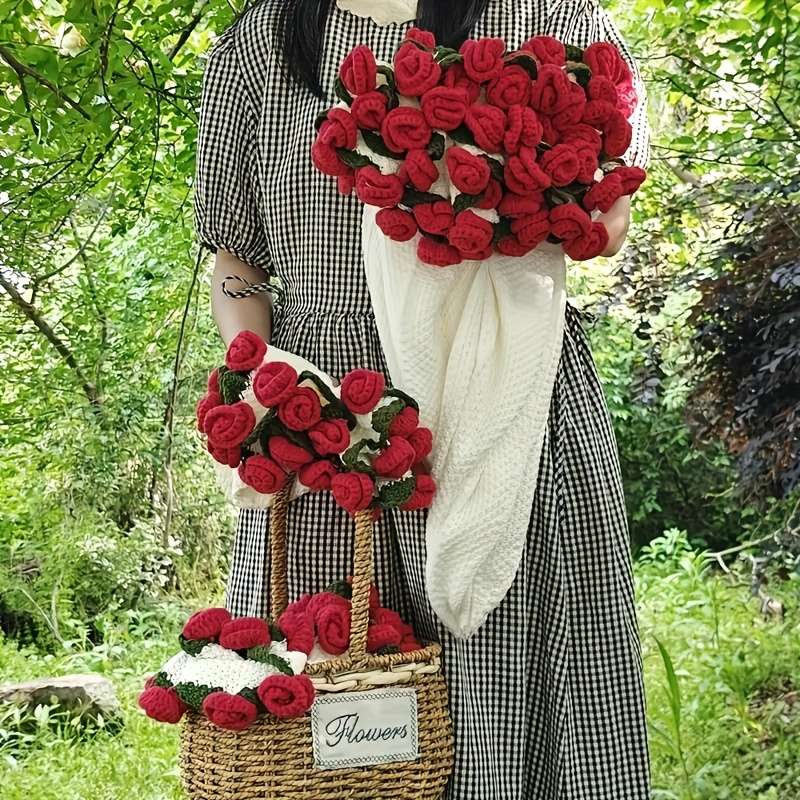 1ps Blanket Size Rose Bouquet Blanket  80Cm  35 Roses