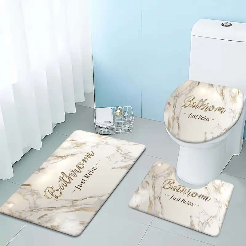 New Design Bathroom Mat Set