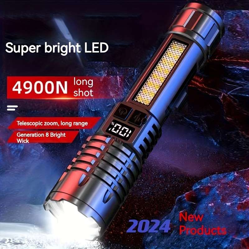 1PC Black Flashlight