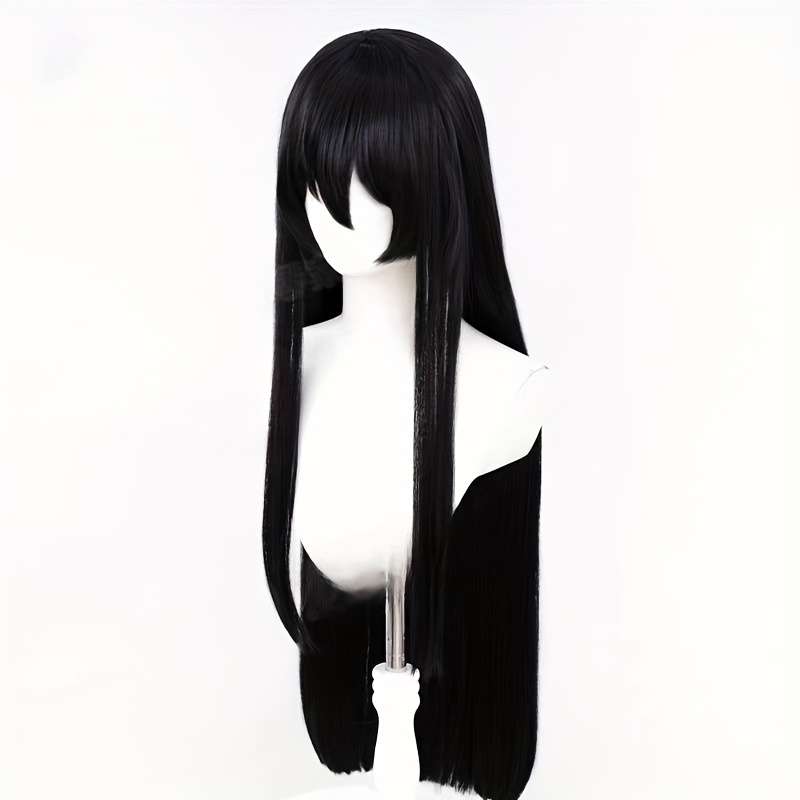 1Pc Black 66.04cm Fashion Design Wig