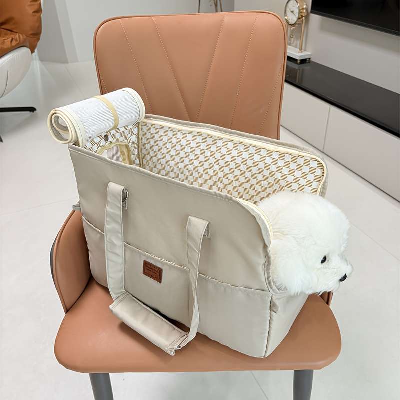 1pc Beige Pet Bag