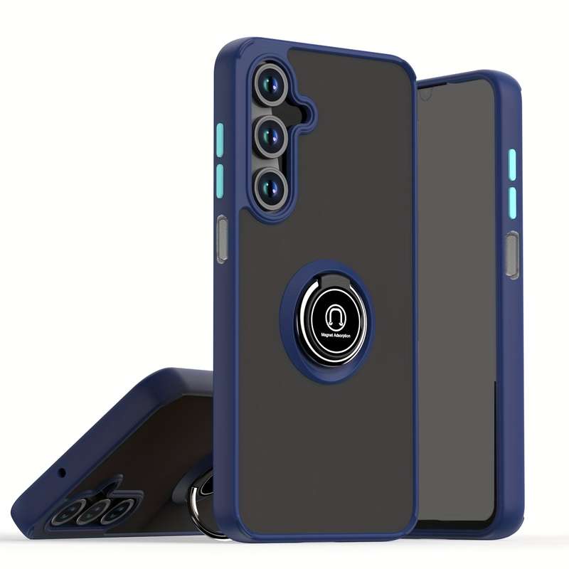 1pc Navy Blue For Samsung Galaxy A16 Phone Cases