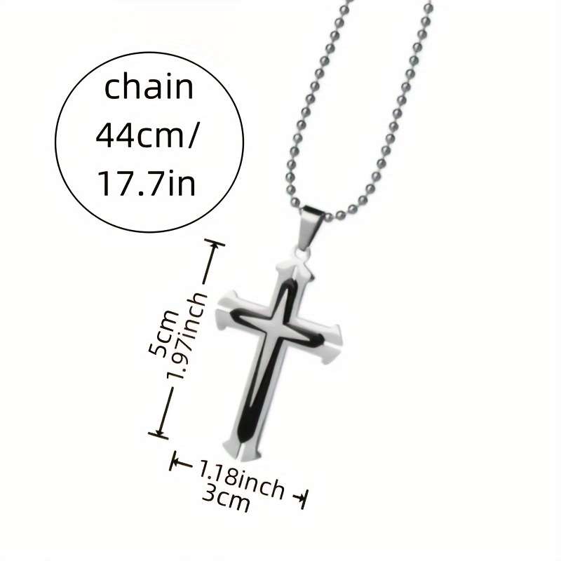 1 Piece Silveryx2 Add Bluex2 Jesus Theme Pendant