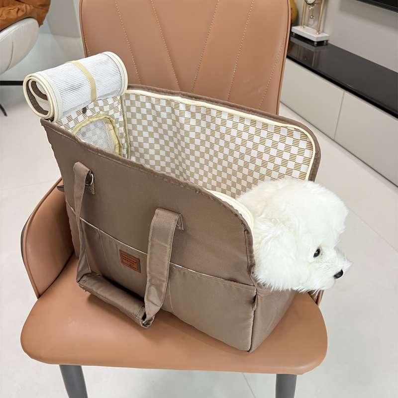 1pc Beige Pet Bag