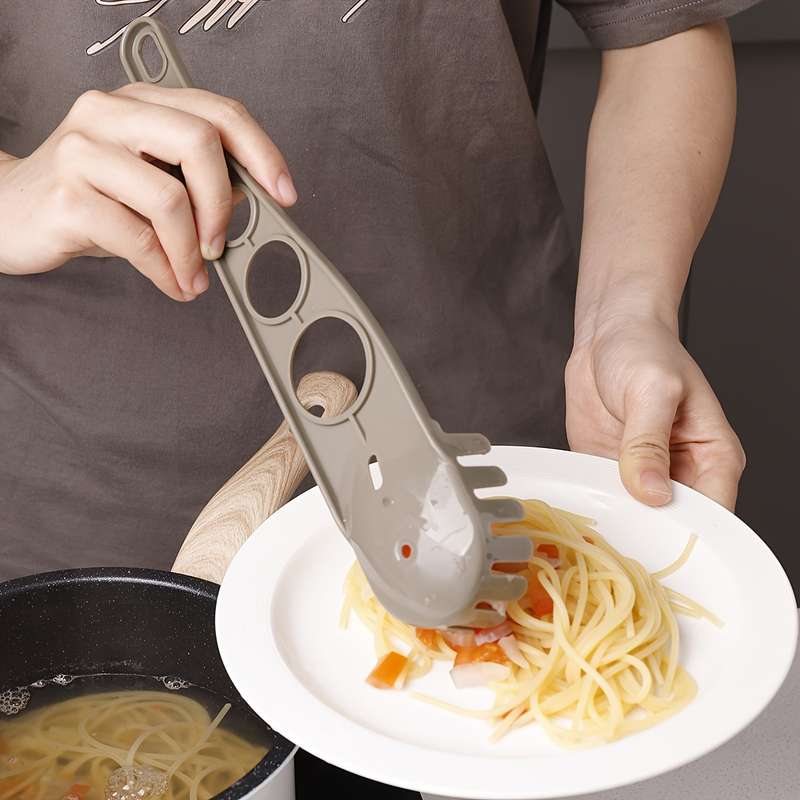 1pc Creative PP Powder Spoon Multifunctional 3-hole Powder Measuring Spoon Household Noodle Spo