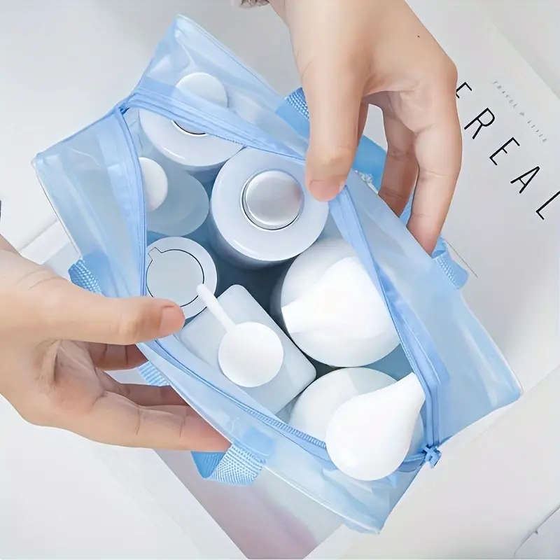x5pcs Lightweight Travel Makeup Bags