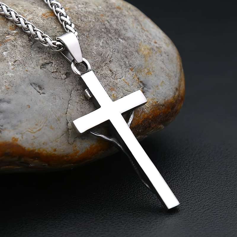 1 Piece 60cm Chain Add Pendant Jesus Theme Pendant