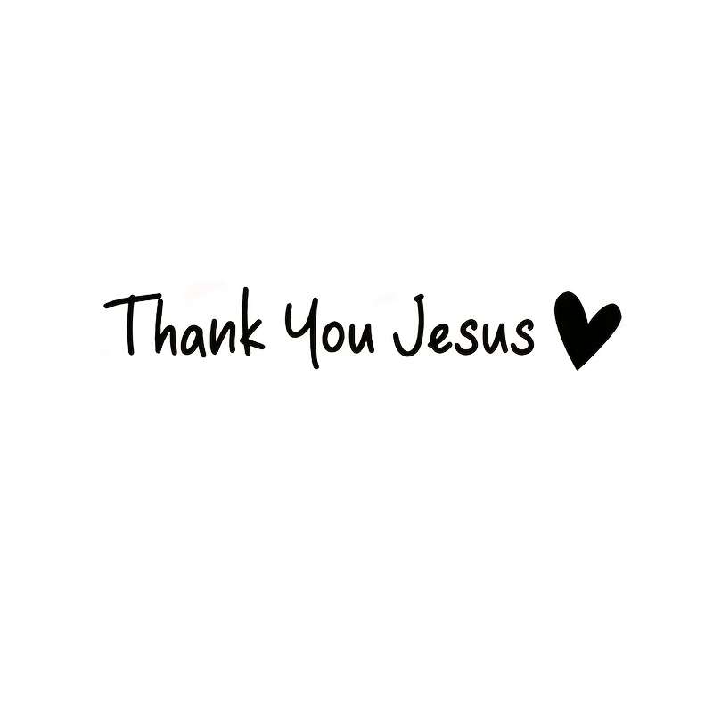1pc Black Jesus Christian Themed Stickers