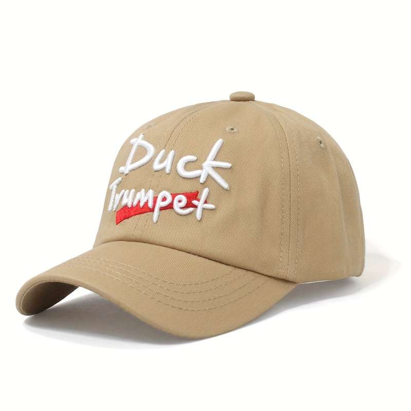 1pc Youngsters' Breathable Cotton Baseball Cap with Cartoon Embroidery Perfect for Outdoor Activit